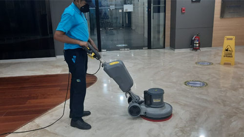 Floor Polishing, Scrubbing, Buffing Services